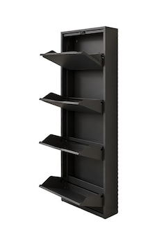 Northcity Kaser 9015 Antrasıt 4lu Kılıtlı Metal Ayakkabılık Antrasit Northcity Kaser 9015 Antrasıt 4lu Kılıtlı Metal Ayakkabılık Antrasit