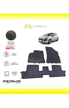 Peugeot 3008 2009-2016 Araca Özel Paspas