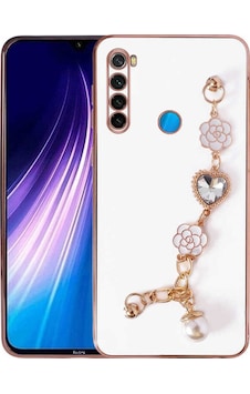 Xiaomi Redmi Note 8 Kılıf El Tutamaçlı Kamera Korumalı Zore Taka Silikon Kapak Beyaz Xiaomi Redmi Note 8 Kılıf El Tutamaçlı Kamera Korumalı Zore Taka Silikon Kapak Beyaz