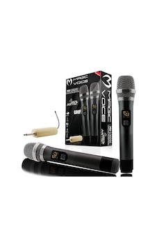 Ayt Magicvoice Mv-1302ee Portatif Kablosuz 2 El Mikrofonu 6.3 Mm Jack Girişli Kablosuz 1 Verici 2 Li El Mikrofon Ayt Magicvoice Mv-1302ee Portatif Kablosuz 2 El Mikrofonu 6.3 Mm Jack Girişli Kablosuz 1 Verici 2 Li El Mikrofon