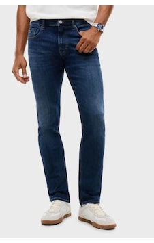 Tommy Jeans Pamuklu Slim Fit Normal Bel Dar Paça Jeans Erkek Kot Pantolon Dm0dm23479 1bk Mavi Tommy Jeans Pamuklu Slim Fit Normal Bel Dar Paça Jeans Erkek Kot Pantolon Dm0dm23479 1bk Mavi