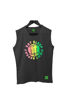 Top Glory Eatsleepx Tank Top Kolsuz Sporcu Tshirt (532150206) Siyah Top Glory Eatsleepx Tank Top Kolsuz Sporcu Tshirt (532150206) Siyah