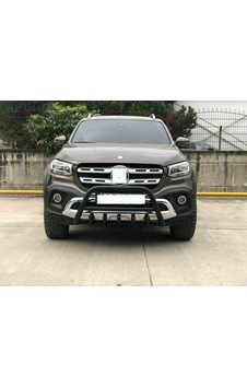 Isuzu D-max Ön Tampon Koruma Demiri 2006+ / 2021+ Siyah Pwt03