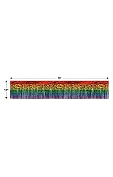 Beistle 1 Kat Metalik Püsküllü Perde, 2 Parça, 38 Cm X 10 ', Çok Renkli 7/8 Yaş Beistle 1 Kat Metalik Püsküllü Perde, 2 Parça, 38 Cm X 10 ', Çok Renkli 7/8 Yaş