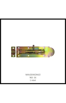 Mavzer Sürgü No: 16 Sarı Mavzer Sürgü No: 16 Sarı