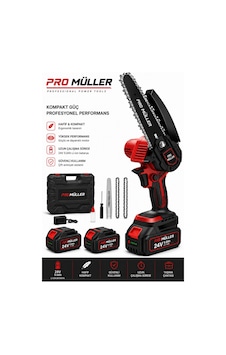 Alman Professional Metal Dişli Çift Akülü Ağaç Odun Dal Kesme Şarjlı Budama Testeresi Alman Professional Metal Dişli Çift Akülü Ağaç Odun Dal Kesme Şarjlı Budama Testeresi