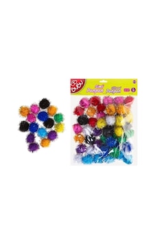 Bubu Bu-bu Ponpon Simli 3 Cm. 50li Karma 10x20 Simli 3cm Bubu Bu-bu Ponpon Simli 3 Cm. 50li Karma 10x20 Simli 3cm