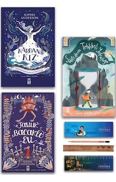 Genç Timaş Saatçilerin Tehlikeli Yolculuğu - Kardan Kız - Tavuk Bacaklı Ev Set 3 Kitap Genç Timaş Saatçilerin Tehlikeli Yolculuğu - Kardan Kız - Tavuk Bacaklı Ev Set 3 Kitap