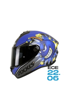 Axxis Draken S Bombs Kapalı Kask Matt Mavi Axxis Draken S Bombs Kapalı Kask Matt Mavi