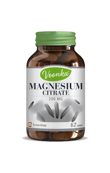 Voonka Magnesium Citrate 200 MG (Magnezyum Sitrat) 62 Tablet Voonka Magnesium Citrate 200 MG (Magnezyum Sitrat) 62 Tablet