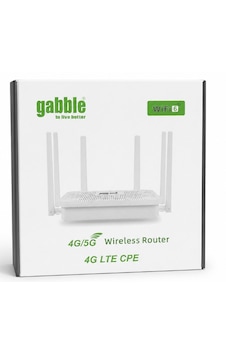 Gabble Gab-gb8404 6antenli 4g Kablosuz Yönlendirici Wifi 6+ 300 Mbps 4g Sim Kartlı