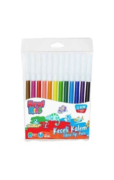 Kids Keçeli Kalem 12 Renk 265g Karışık Çok Renkli
