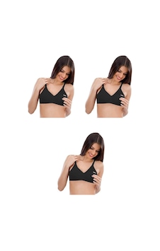 3'lü Paket Emzirme Sütyen Ekonomik Paket Pamuklu 001 3'lü Paket Emzirme Sütyen Ekonomik Paket Pamuklu 001