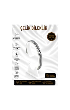 Çelik Bileklik Parlak Ve Paslanmaz Çelik Her Bileğe Uygun Ayarlanabilir En Çok Trend Olan Simgeli Bileklik Gümüş5 Çelik Bileklik Parlak Ve Paslanmaz Çelik Her Bileğe Uygun Ayarlanabilir En Çok Trend Olan Simgeli Bileklik Gümüş5
