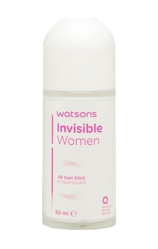 Watsons Invisible 48 Saat Etkili Kadın Roll-On 50 ML