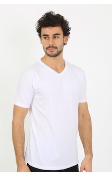 2k Moda Çizgi Erkek V Yaka Beyaz Penye Atlet 6560 001 2k Moda Çizgi Erkek V Yaka Beyaz Penye Atlet 6560 001