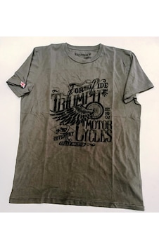 Motosiklet T-shirt TRİUMPH FOR THE RİDE BİSİKLET YAKA KISA KOL TSHİRT Motosiklet T-shirt TRİUMPH FOR THE RİDE BİSİKLET YAKA KISA KOL TSHİRT