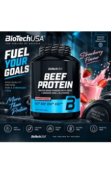Biotechusa Beef Protein 1,8 Kg - Strawberry Biotechusa Beef Protein 1,8 Kg - Strawberry