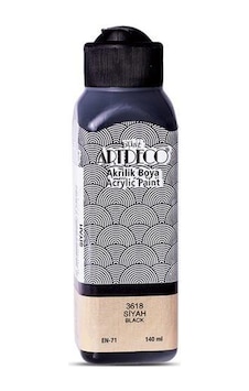 Artdeco 3618 Akrilik Boya 140 ML Siyah Artdeco 3618 Akrilik Boya 140 ML Siyah