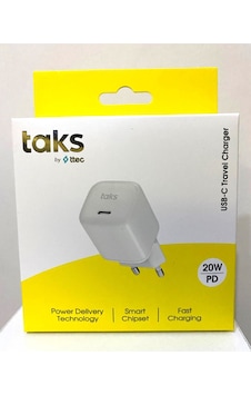5tp01b Taks Tp01 20w Pd Usb-c Seyahat Hızlı Şarj Aleti Beyaz