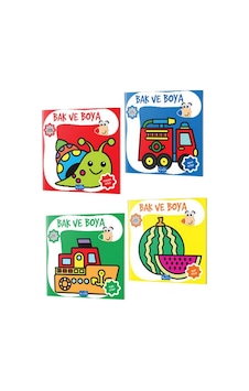 Bak ve Boya Seti 4 Kitap - Bak ve Boya Seti 4 Kitap -