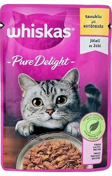 Whiskas Pouch Pure Delight Jöle İçinde Tavuklu Yetişkin Kedi Konservesi 28 x 85 G Whiskas Pouch Pure Delight Jöle İçinde Tavuklu Yetişkin Kedi Konservesi 28 x 85 G