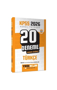 Kpss 2026 Genel Yetenek Türkçe Tamamı Çözümlü 20 Deneme Kpss 2026 Genel Yetenek Türkçe Tamamı Çözümlü 20 Deneme