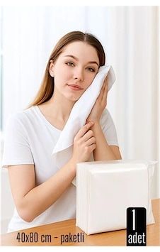 Tek Kullanımlık Havlu - Kuru Havlu - Paketli Ve Çok Amaçlı 40x80 Cm 1 Adet 718430 4 Renk