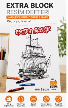 35x50 Cm 15 Sayfa Resim Defteri 110 Gr Beyaz Kağıt Telli Üstten Açılır Eskiz Çizim Blok 35x50 Cm 15 Sayfa Resim Defteri 110 Gr Beyaz Kağıt Telli Üstten Açılır Eskiz Çizim Blok