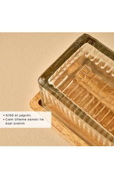 Bella Maison Mist Tereyağlık Naturel Şeffaf 16.5 x 10 x 8 CM