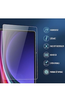 Tablet İçin Tasarlanmış Uçtan Kenara Kapsama Tam Koruma Dayanıklı Temperli Cam Galaxy Tab S9 X710 Tablet İçin Tasarlanmış Uçtan Kenara Kapsama Tam Koruma Dayanıklı Temperli Cam Galaxy Tab S9 X710