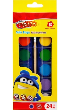 Sulu Boya Küçük 12 Renk Diğer
