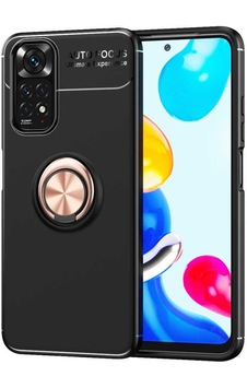 Xiaomi Redmi Note 11s Global Kılıf Zore Ravel Silikon Kapak Siyah-Rose Gold Xiaomi Redmi Note 11s Global Kılıf Zore Ravel Silikon Kapak Siyah-Rose Gold