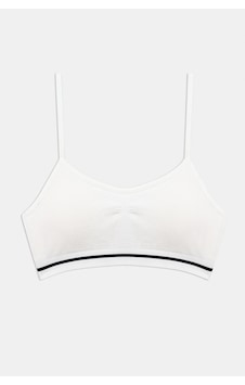 Penti Kız Çocuk White Seamless Pedli Beyaz Crop Üst