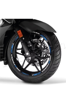 Honda Forza Sticker Jant Dışı Şerit Baskılı Mavi Honda Forza Sticker Jant Dışı Şerit Baskılı Mavi