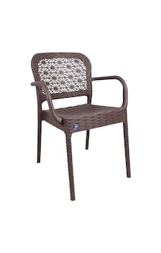 Luna Ares Rattan Koltuk 6 Adet Kahverengi Luna Ares Rattan Koltuk 6 Adet Kahverengi