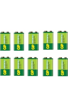 GP 1604G-B Greencell 9V Pil 10'lu GP 1604G-B Greencell 9V Pil 10'lu