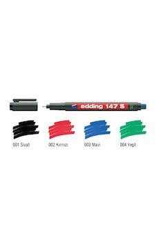 Edding Asetat Kalemi Permanent S Seri 0.3 MM Kırmızı 147 S 10 Ad Kırmızı Edding Asetat Kalemi Permanent S Seri 0.3 MM Kırmızı 147 S 10 Ad Kırmızı
