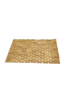 Dikdörtgen - Bambu Kaydırmaz Banyo Paspası 42x62cm Çok Renkli Dikdörtgen - Bambu Kaydırmaz Banyo Paspası 42x62cm Çok Renkli