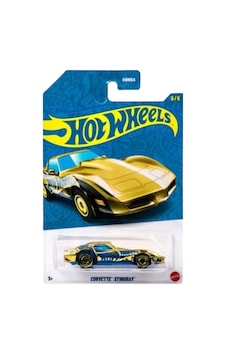 Hot Wheels Corvette Stingray Chase - 58. Yıl Dönümü Serisi Blue & Gold Altın Krom 1/64 Diecast Model Çok Renkli Hot Wheels Corvette Stingray Chase - 58. Yıl Dönümü Serisi Blue & Gold Altın Krom 1/64 Diecast Model Çok Renkli