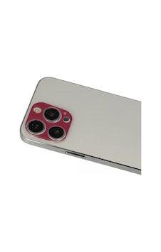 iPhone Uyumlu 13 Pro Max Rainbow Kamera Lens Koruma Cam - Koyu Kırmızı iPhone Uyumlu 13 Pro Max Rainbow Kamera Lens Koruma Cam - Koyu Kırmızı