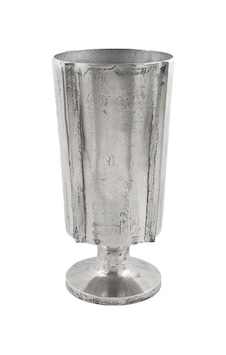 Antik Gümüş Ayaklı Vazo 24x44cm Gümüş Antik Gümüş Ayaklı Vazo 24x44cm Gümüş