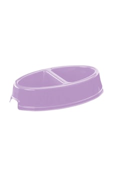 Çift Bölme 23 x 13 x 5 CM Oval Küçük Boy Kedi Mama Kabı Çift Bölme 23 x 13 x 5 CM Oval Küçük Boy Kedi Mama Kabı