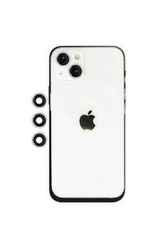 Cosmotex Newface Apple, Uyumlu iPhone 14 Shine Kamera Lens - Gümüş Cosmotex Newface Apple, Uyumlu iPhone 14 Shine Kamera Lens - Gümüş