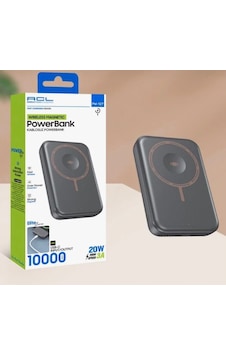 Acl Pw-127 Kablosuz 20w 3a, Akıllı Saat Şarjı Destekli 10.000mah Wireless Powerbank Füme Acl Pw-127 Kablosuz 20w 3a, Akıllı Saat Şarjı Destekli 10.000mah Wireless Powerbank Füme