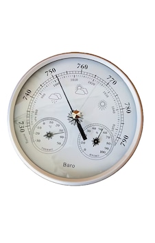 Barometre Seti. 3'lü Barometre Termometre Hygrometre. 130mm. Beyaz
