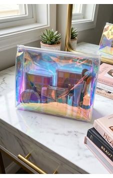 R&m Promosyon Çok Amaçlı Su Geçirmez Şeffaf Pvc Makyaj Ve Plaj Organizer Çantası - Fermuarlı Hologram R&m Promosyon Çok Amaçlı Su Geçirmez Şeffaf Pvc Makyaj Ve Plaj Organizer Çantası - Fermuarlı Hologram