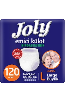 Joly Emici Külot Büyük Boy L 120 Adet Joly Emici Külot Büyük Boy L 120 Adet