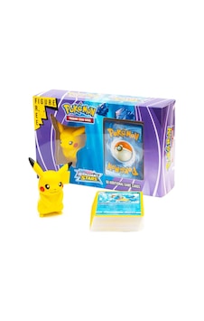 Pikachu Pokemon Figür Hediyeli 50'li Trading Pokemon Card Game Booster Oyun Kartları Pikachu Pokemon Figür Hediyeli 50'li Trading Pokemon Card Game Booster Oyun Kartları