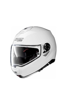Nolan N100-5 Kask Classıc N-Com Çene Açılır Kask Beyaz